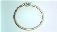 Bracciale Giorgio Visconti Donna PERLE in Oro giallo Perla RIGIDO PERLE DIA 0.08 - RIGIDO PERLE DIA 0.08